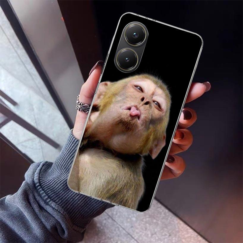 

Monkey Memes Phone Case For Xiaomi Poco X5 X6 X7 Pro F7 Ultra M7 Redmi 15C 15 13C 13 12C 12 10 10C 10A 9 9C 9T 9A Cover Poco X3 Redmi 15 5G