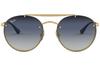 Sunglasses 0RB3614N BLAZE ROUND DOUBLEBRIDGE 91400S GRADIENT 54 Ray-Ban CLEAR/BLUE/GREY
