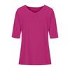 Women's Tops Round Neck Loose Comfortable Short-sleeve T-shirt Casual