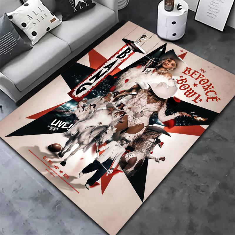 Beyonc Carpet Rug for Living Room Bedroom Home Sofa Decoration,Kids play Nonslip Floor Mat