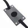 Adult Erotic Leather Restraint Pants with Vibrating Anal Plug for Couples