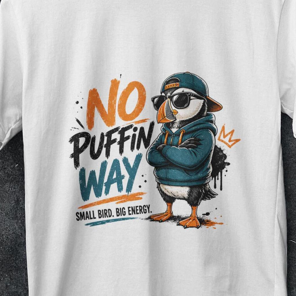 Puffin T Shirt, birds shirt, Bird Lover shirt, birdwatching gifts, Vintage Puffin, Bootleg shirt, Puffin Gifts, bird lover gifts, birtd tee