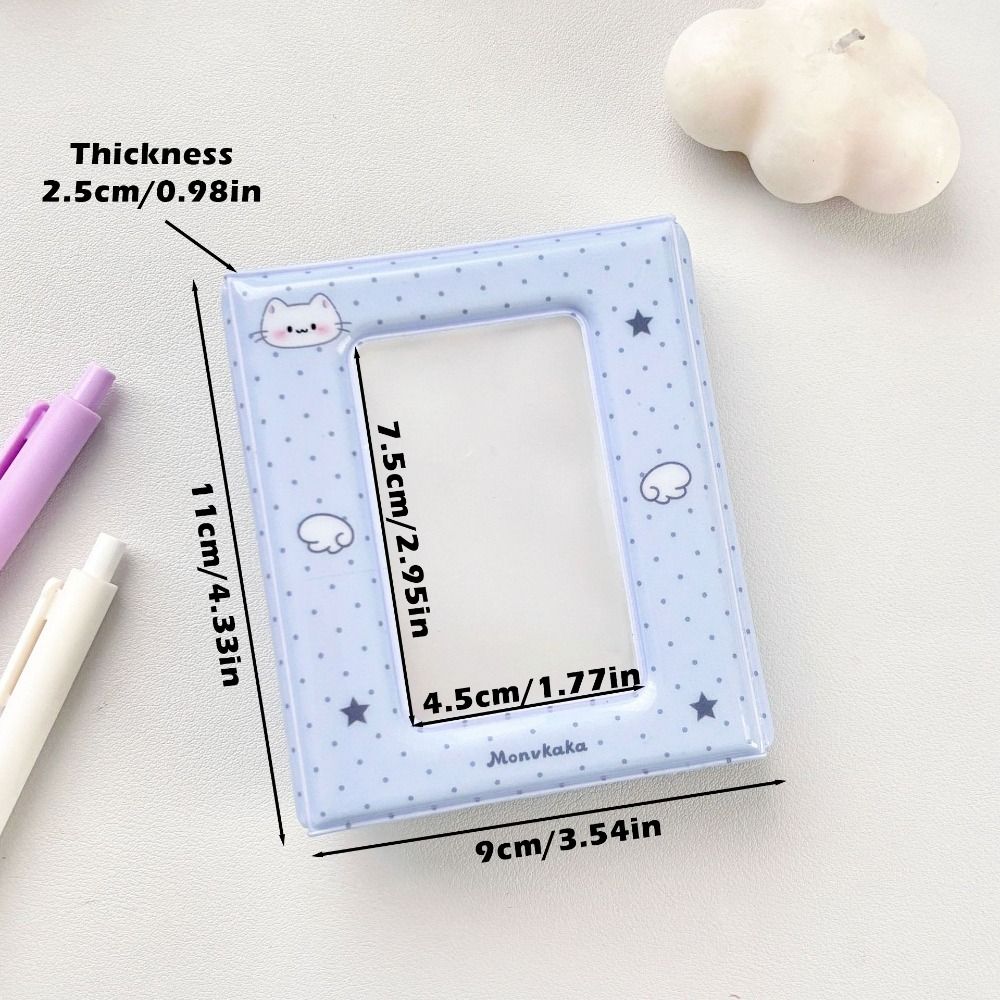 Cute PVC Photo Card Holder Polka Dots 40 Pockets Photocard Binder Photo Album