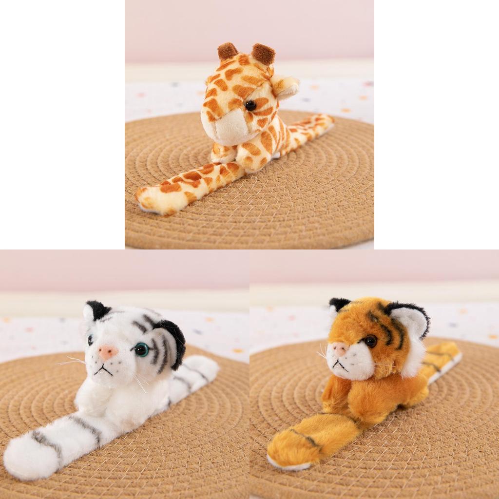 Braccialetto Peluche Animale dello Zoo per Bambini con Imbottitura in Cotone PP Perfetto per Giocare e Collezionare