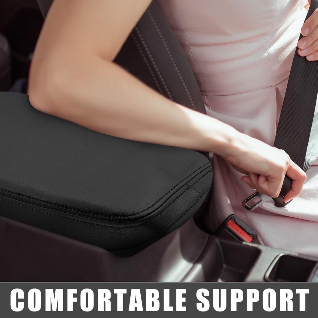 ABSOPRO Car Armrest Center Console Armrest Waterproof Armrest Seat Box Car Driver and Passenger Universal Easy Reduces Improves Long Compatible with