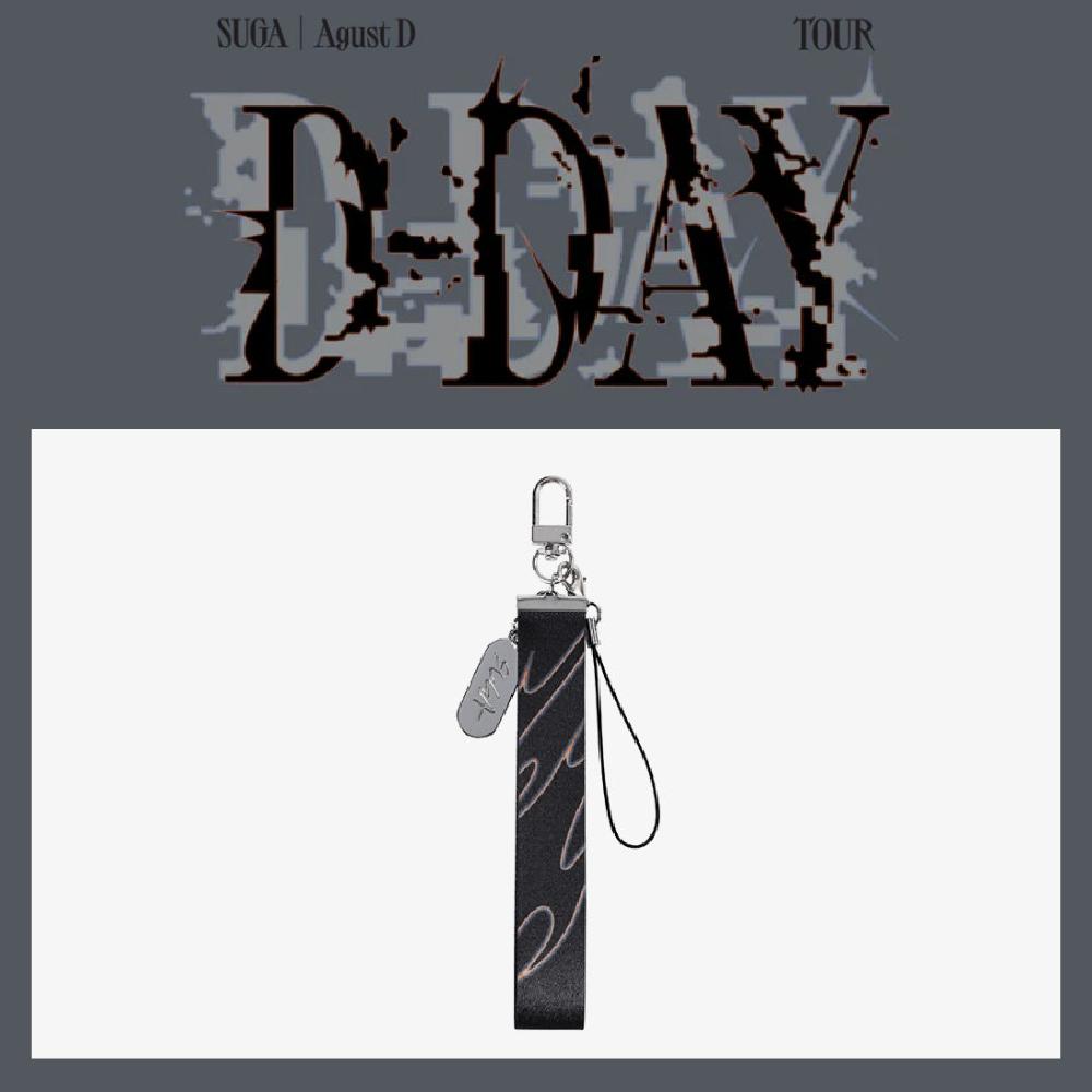 AGUSTD D-DAY ストラップキーリング BTS SUGA - AGUST D TOUR D-DAY OFFICIAL MERCH STRAP KEYRING