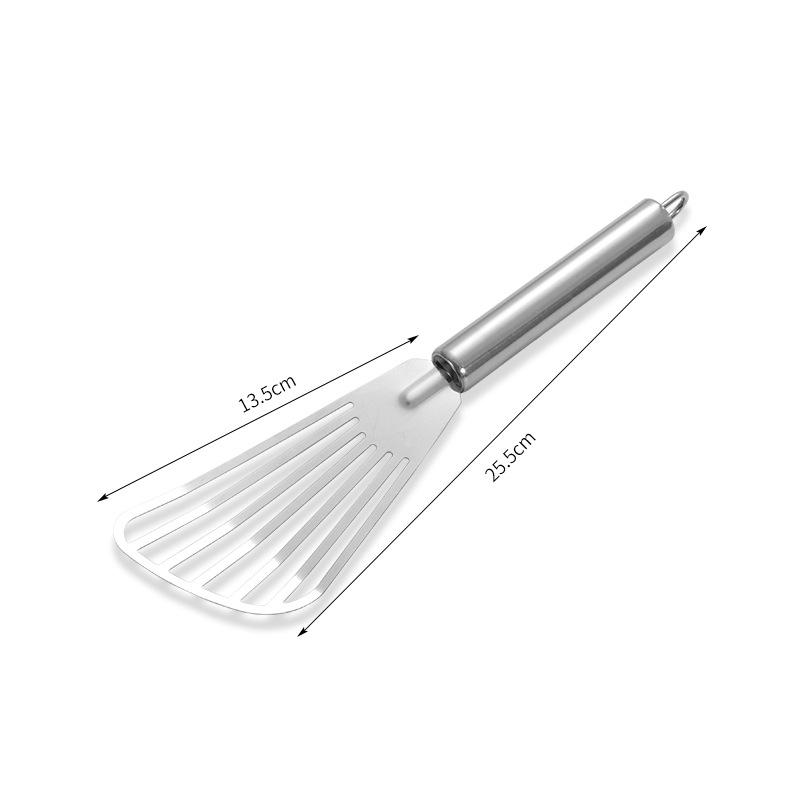 

Slotted Spatula Turner Stainless Steel Fish Multitude of Purposes Comfortable to Fry Fish Steak Eggs and Dumplings Tools