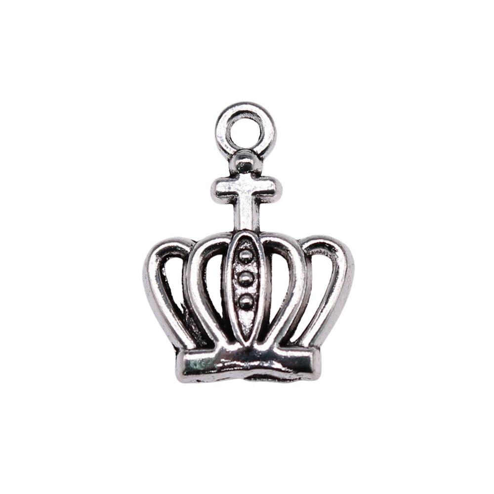 Crown Charms Multi Color Alloy Pendants For Royal Princess Jewelry Accessories