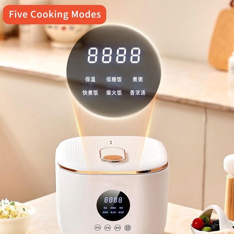 3L Large Capacity Electric Rice Cooker Multifunction Low Sugar Rice Cooking Machine Kitchen Non Stick Rice Cooker Steamer
