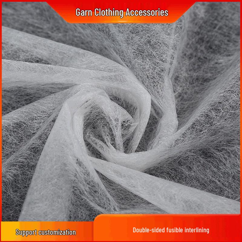 Double-Sided Adhesive Hot Melt Lining for Home Textiles, Toys, Gift Packaging, and Clothing Accessories.