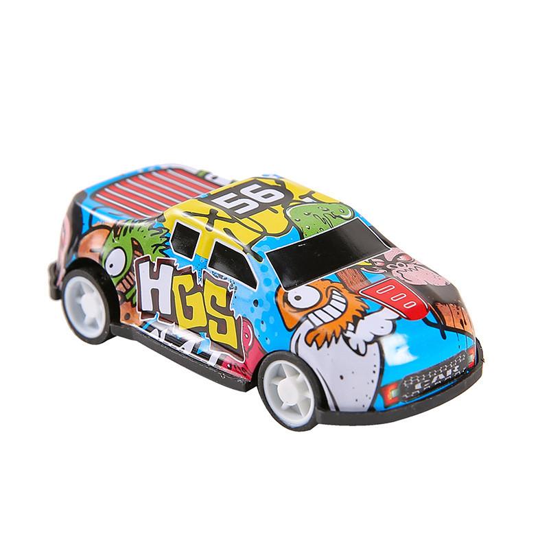 Inertia Mini Simulation Graffiti Car Children Toys For Kid Entertainment
