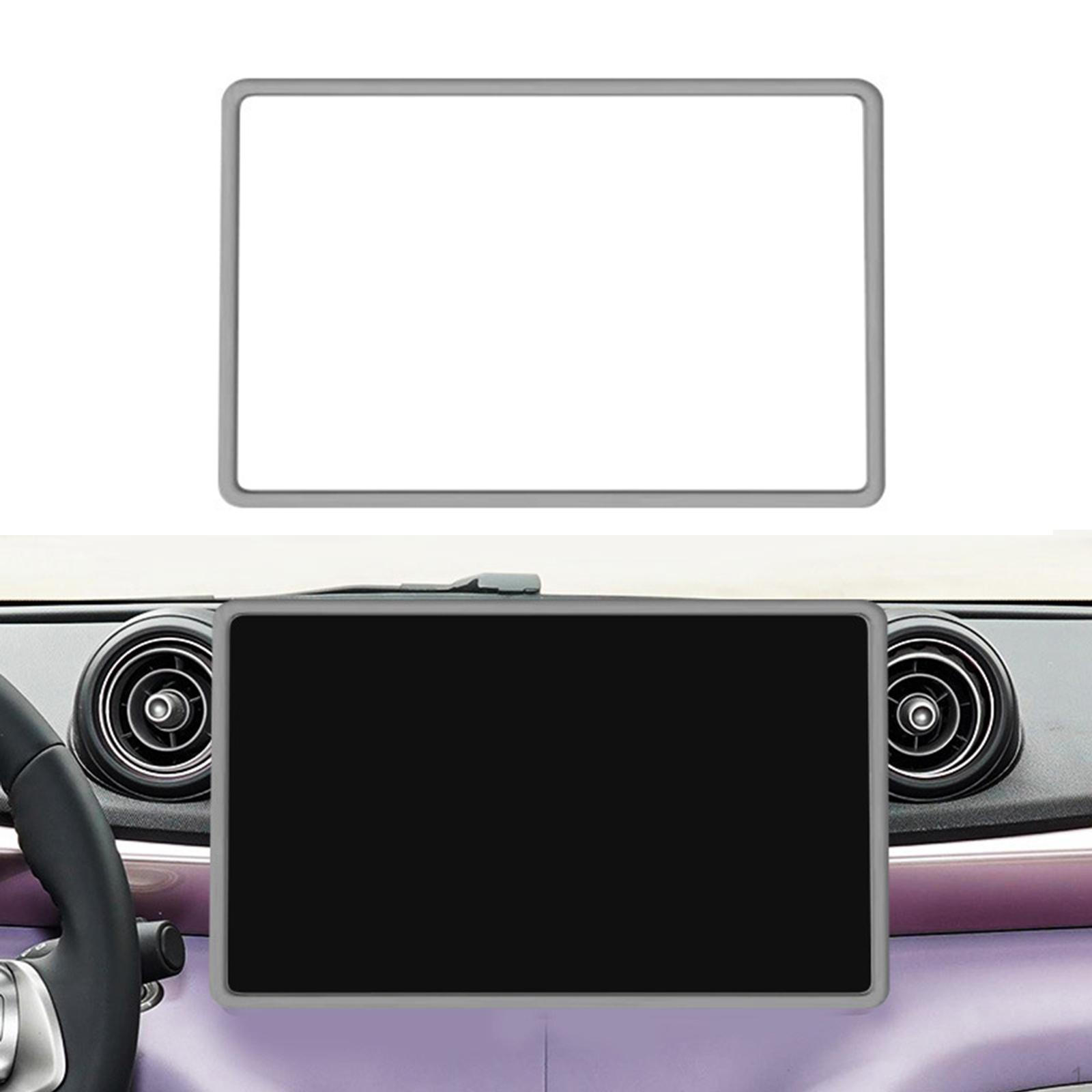 

Защитная рамка для экрана навигации, силиконовая защитная крышка для края Gray 12.8inch