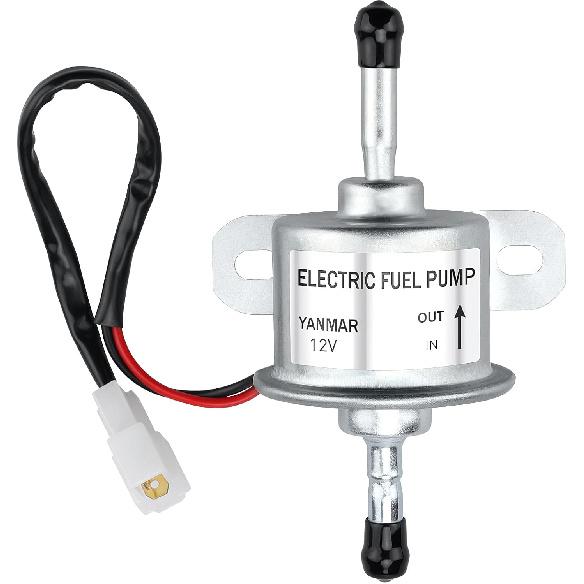 

12V Electric Fuel Feed Pump 129612-52100 Replacement for Yanmar 4TNV88 3TNV88 4TNV84 Takeuchi TB230 Hitachi ZX30U-2 ZX35U-2 Replace 129322-77401