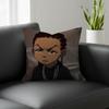 Cartoon The Boondocks Cushion Cover Natural Linen Pillowcase Set AllinOne Decor for Sofa Bedroom  Chair