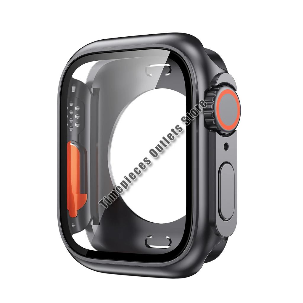 Skärmskyddsfodral för Apple Watch 11 / 10 42mm 46 44 45 40 41mm Hård PC Stötfångare iwatch 11 10 9 8 7 6 5 4 Byt till Ultra3