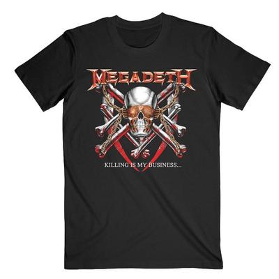 Megadeth Unisex Adult Killing Is My Business Back Print T-Shirt