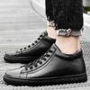 Mens Shoes Leather Male Men's Men Boots Shoes for Men Luxury Designer Loafers Platform Men Leather Man Shoes