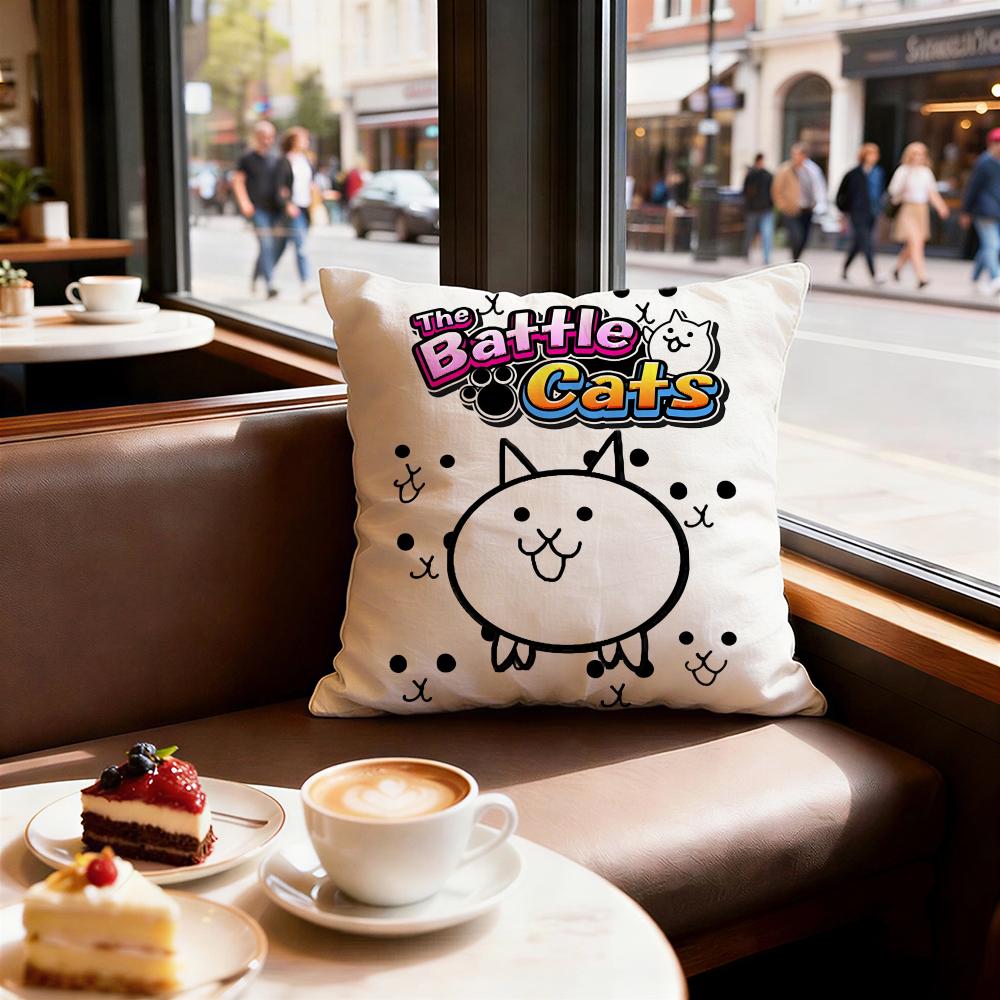 Game The Battle Cats Cushion Cover Decorative Cushions Covers Cover Sofa x Pillow Piece x x Pillowcase