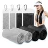 Conjunto de Resfriamento para Insolação por Calor UV Tamanho Grande x com Bolsa de Armazenamento Toalhas, Peça Única de Verão, Absorvente de Suor, Secagem Rápida, Proteção, Prevenção, Portátil,