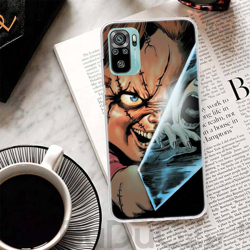 Chucky Doll Horror Movie Cover For Xiaomi Redmi Note 10 9S 9 8T 8 Pro 7 5 Mi 9T 10T 11T 12T 11 12 Lite 12X A3 A2 A1 Print Coque
