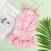 Spring/Summer Pet Suspender Dress for Dogs and Cats - Bichon & Teddy Print