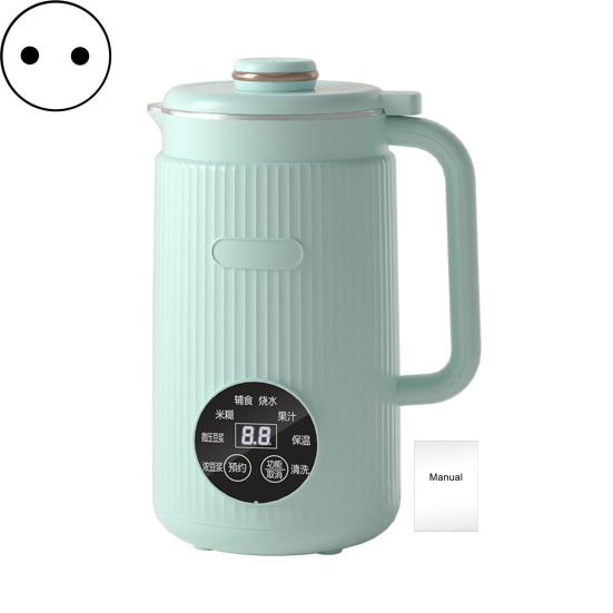 

Машина для приготування соєвого молока 1200 мл, автоматична машина для приготування горіхового молока з 12 лезами, ефективний подрібнювач для соєвого молока для домашнього рослинного молока EU зелений