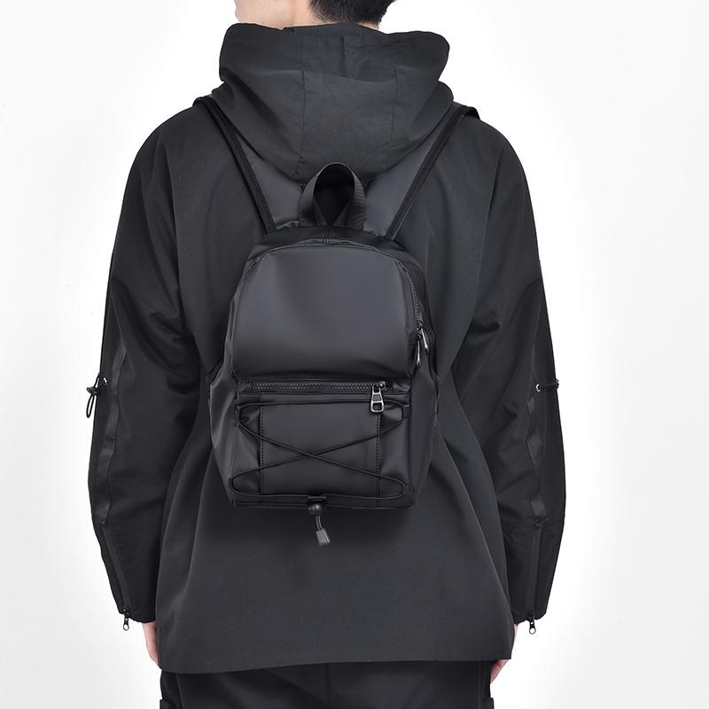 Multi-Pocket Men's Backpack Travel Waterproof Backpack Sports Small Bag