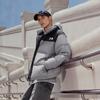 Li Ning Hot Pot Daunenjacken Serie Locker Kurz Stehkragen Reißverschluss Langarm Daunenjacke Unisex Oberbekleidung Thunder-Gray YYMU141-2
