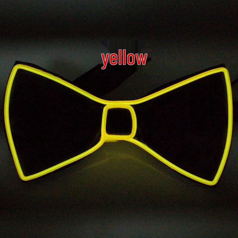 LED-Leuchtende Fliege, Leuchtendes Tanzperformance-Accessoire, Blinkendes Fluoreszierendes Kostümspielzeug Geschenk