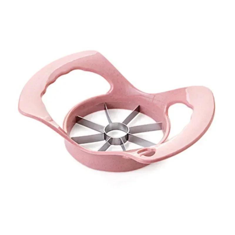 

Нержавеющая сталь Однотонный Удалитель сердцевины яблока Фруктовая резка Кухонный разделитель Гаджеты и аксессуары Кухонные инструменты для удобства дома розовый
