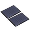 2PCS 5V 50mA Solar Power Epoxy Module Board Mini Solar Polysilicon Panel 60x44mm