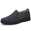Size 50 Men Breathable Shoes Fashion Light Old Beijing Cloth Men's Slip on Flat Canvas Shoes Work Zapatillas Hombre