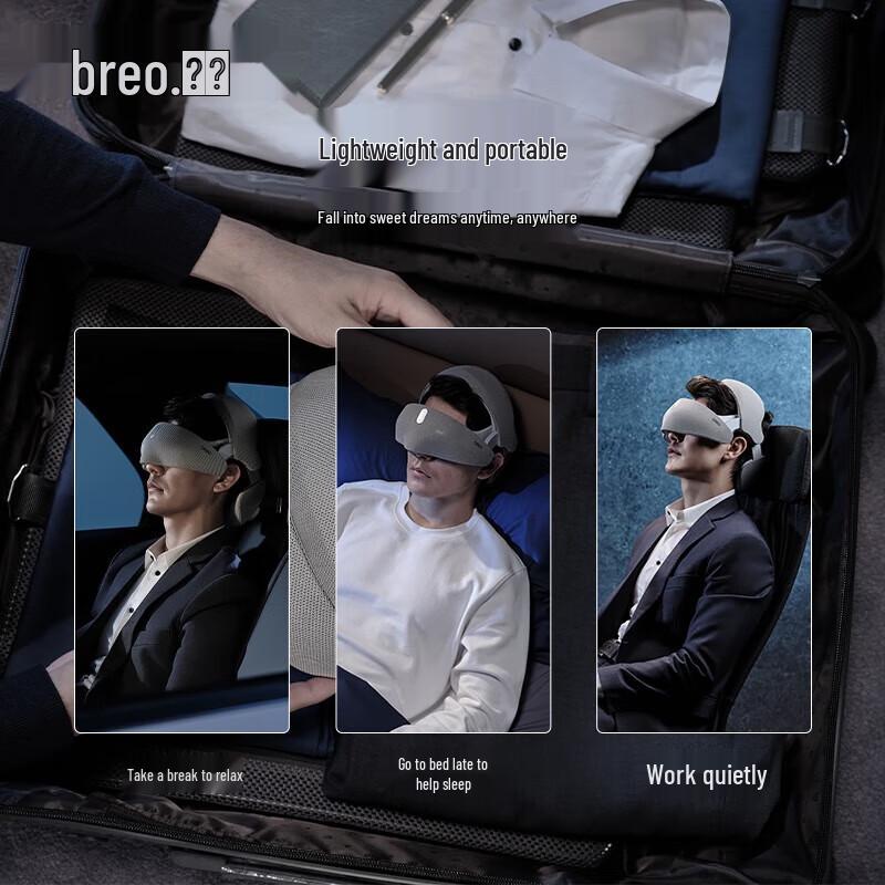 breo Dream6 Head, Eye & Neck Massager Helmet CN plug (adapter included)