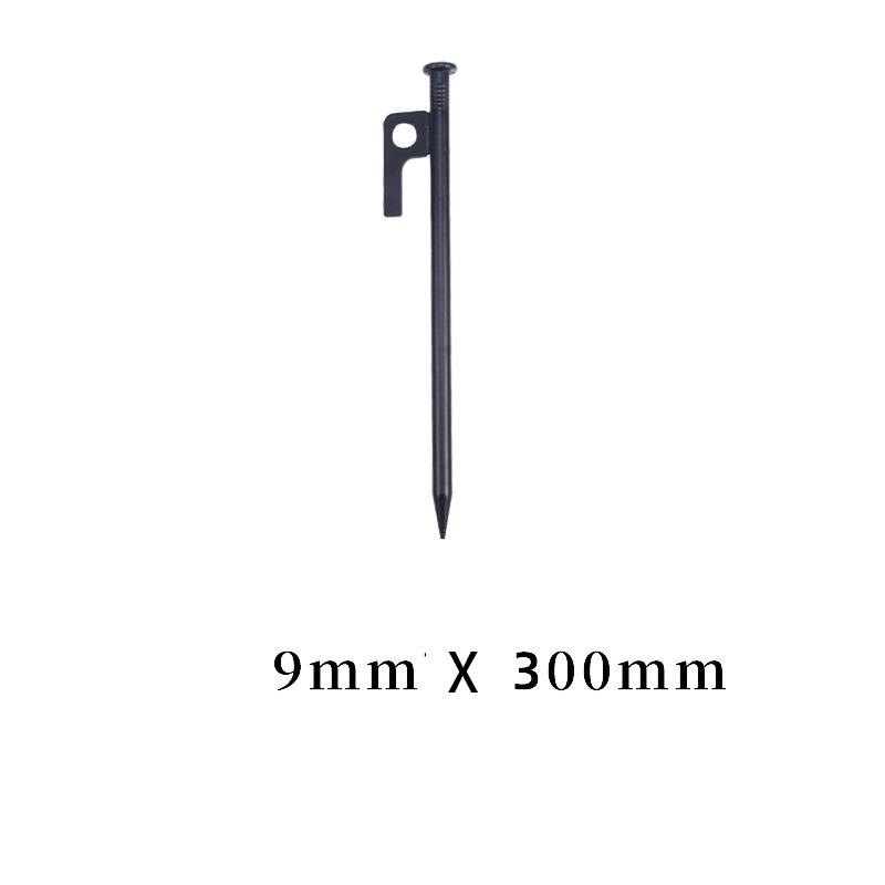 Extra Long Steel Tent Stakes, Heavy-Duty Camping Ground Pegs for Awning/Tent/Beach, Outdoor Camping Accessories Secure Ground Anchors