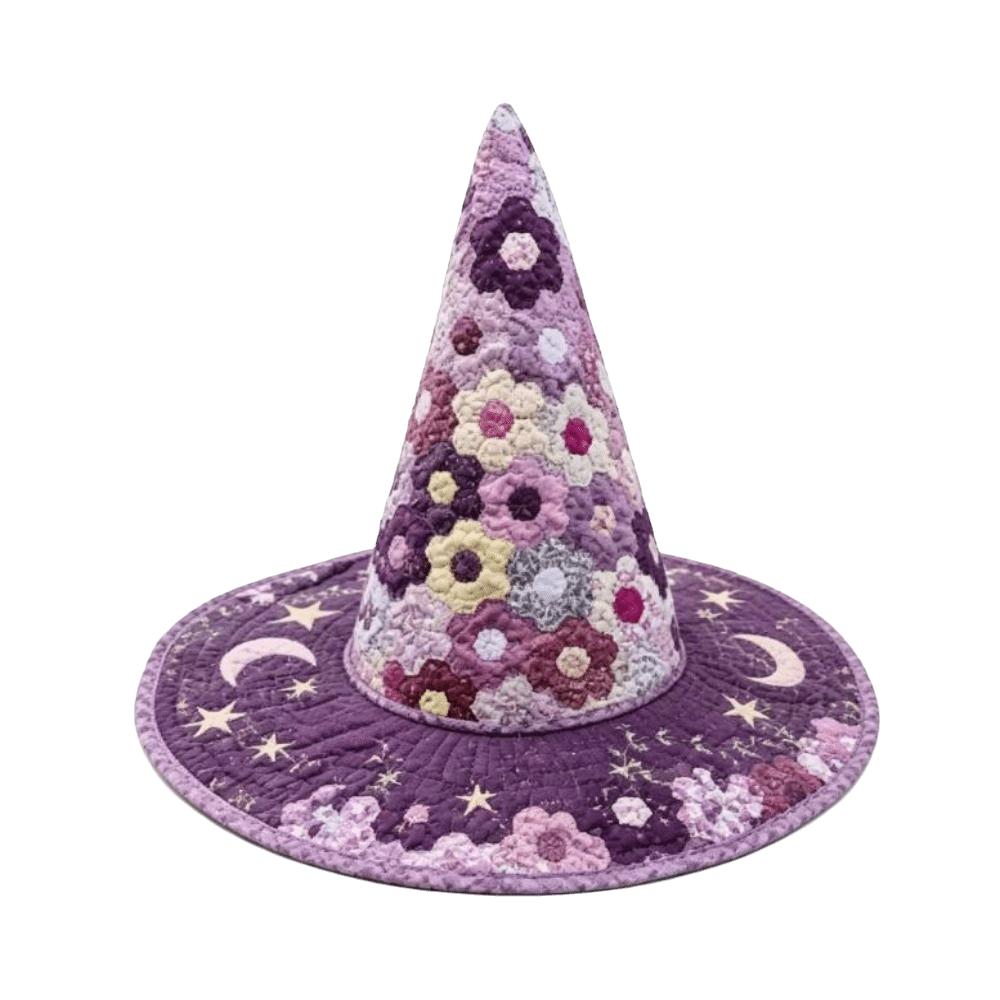 Vintage Halloween Witch Hat Wide Brim Festival Hat Gothic Party Hat Cosplay Party