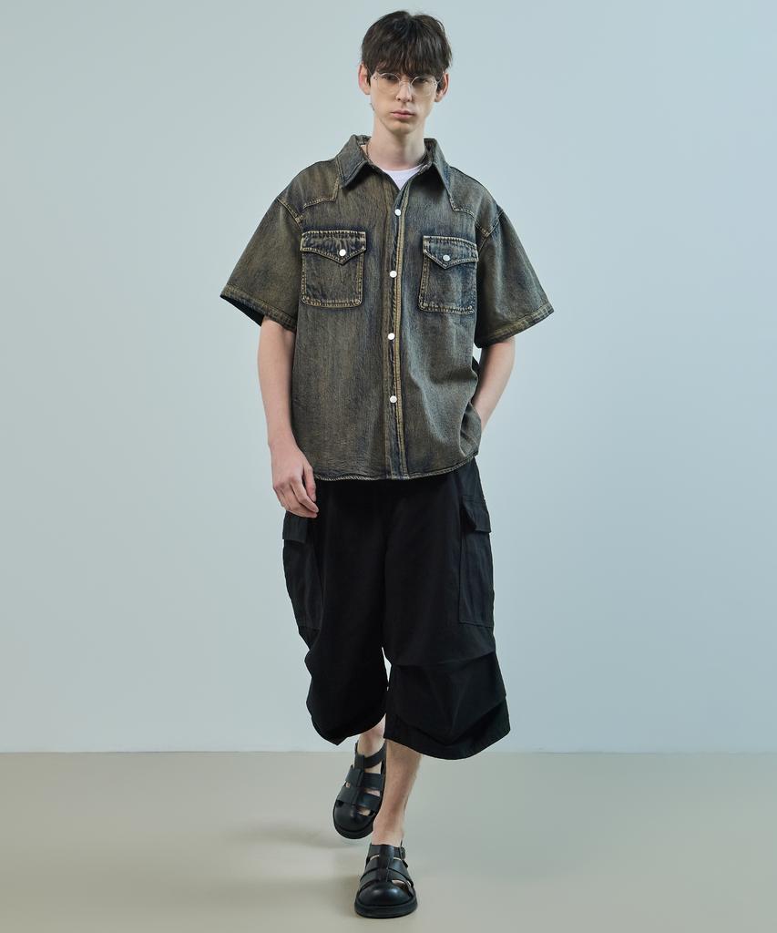 LOGSTORE Cotton Bermuda Half Cargo Pants