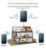 Wireless Home Doorbell with Remote Control, Ultra-Long Range, Waterproof Chime, 4-in-1 Design, Ideal for Elderly Use
