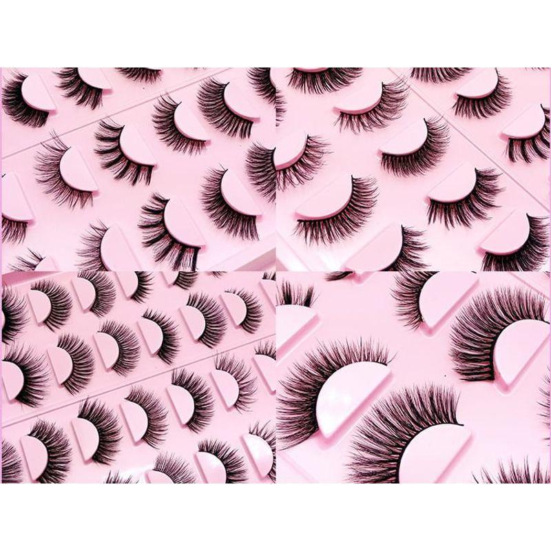 Lashie - Assorted Natural / Dense Multipack False Eyelashes (Various Designs)