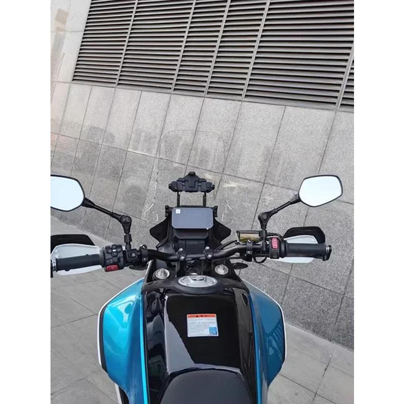 For CFMOTO 450MT 450mt Windshield Motorcycle Heightening And Widening Windshield 2024 450 MT Modification Accessories