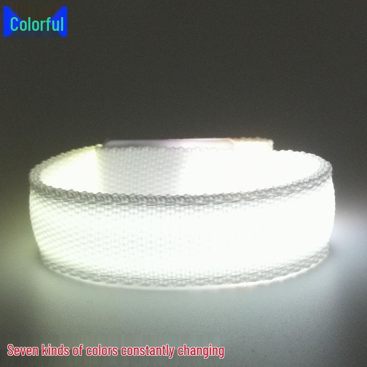 Customizable LED Fluorescent Flashing Wristband - Event Cheering Gift