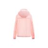 Lining Fitness Series UPF 40+ Solid Color Sports Hoodie Sun Protection Jacket Women Outerwear Light-Cherry-Pink AFDT526-3