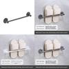 Space Aluminum Wall Mount Shoe Rack For Bathroom With Waterproof Adhesive Installation Modern Design For Home Organization
