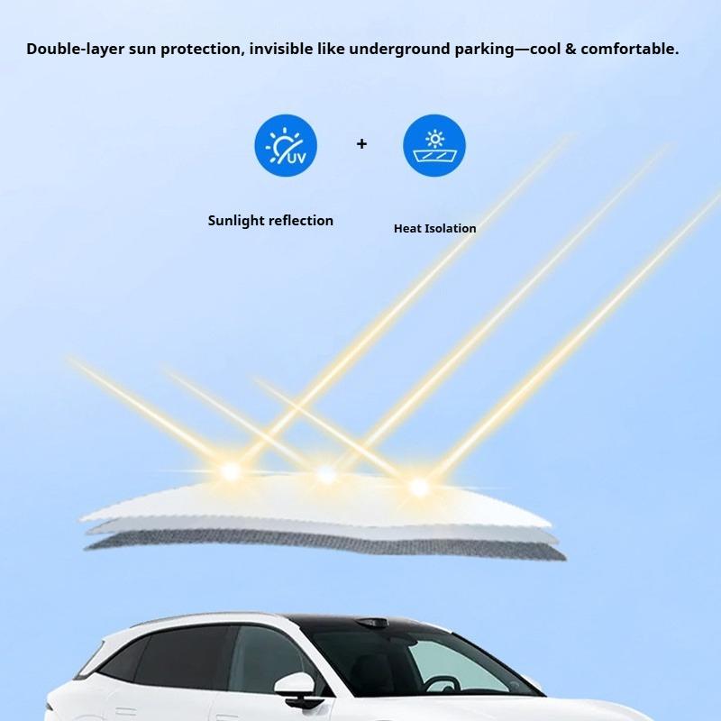 For Zeekr 7X 2025 2026 Car Sunroof Sunshade Sunroof Heat Insulation UV Proof SunVisor Roof Sun Protection Sunscreen Accessories