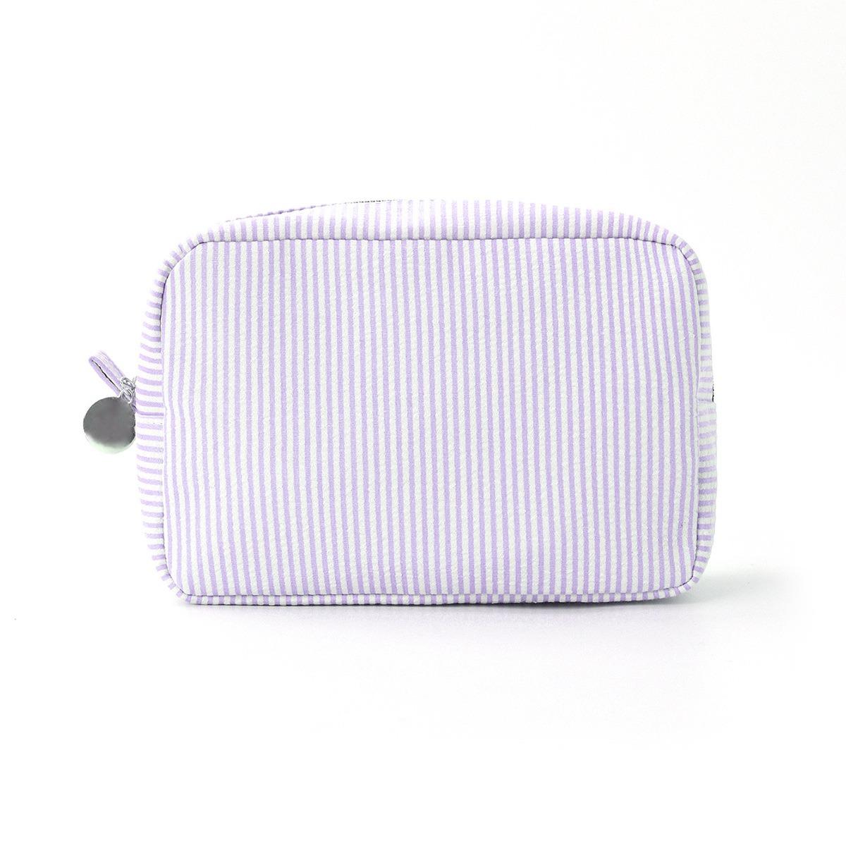 Cross-border seersucker cosmetic bag Indian style striped portable storage bag Mississippi popular travel storage bag
