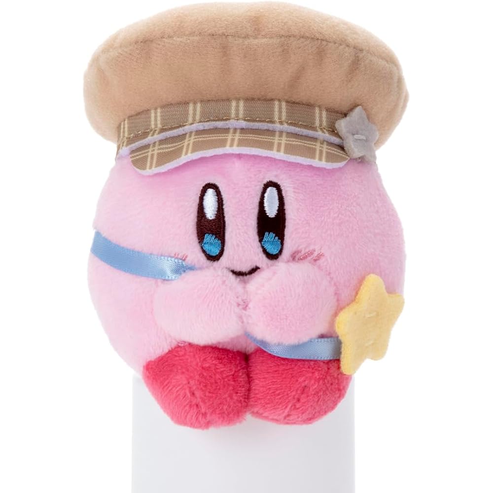 Kirby Sunny Day Plush Toy 10cm Soft Stuffed Figure Kids Gift