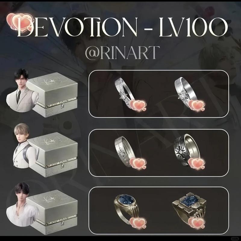 Juego Amor Y Espacio Profundo Rafayel Xavier Zayne Anillo de Cosplay Unisex Anillos de Boda Ajustables Joyería para Parejas Accesorios Regalos