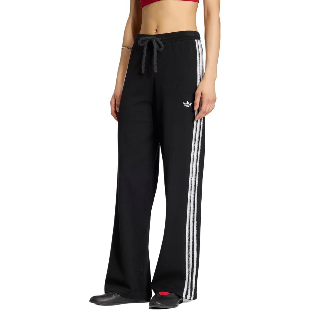 adidas Calças Esportivas de Tricô Originals Firebird com Listra Lateral e Cordão Cintura Média Feminino KS9363