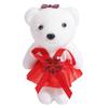 10pcs/set Plush Animal Bear Plush Foam Toys Plush Doll Cartoon Bouquet Doll  Graduation Gifts