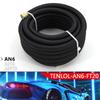 Free Shipping 10/20 FEET 3m/6m AN6 AN8 AN10 PTFE Oil Fuel Hose NYLON Braided Inside PTFE