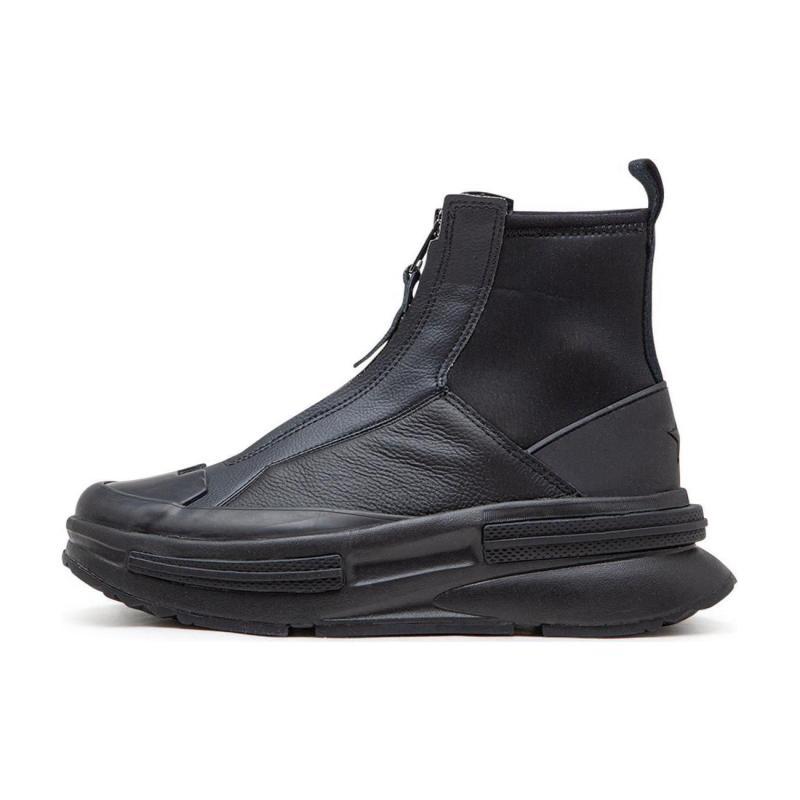 Converse Run Star Legacy Faux Leather Comfort High-Top Lifestyle Casual Shoes Unisex Black